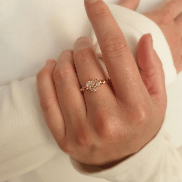 Bague TORSÉA (coeur)
