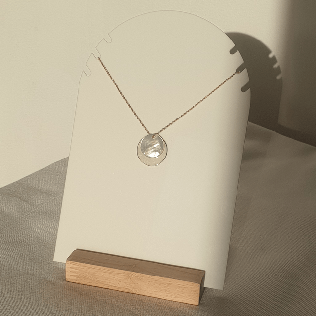 Collier ÉCLYPSE (nacre blanche)